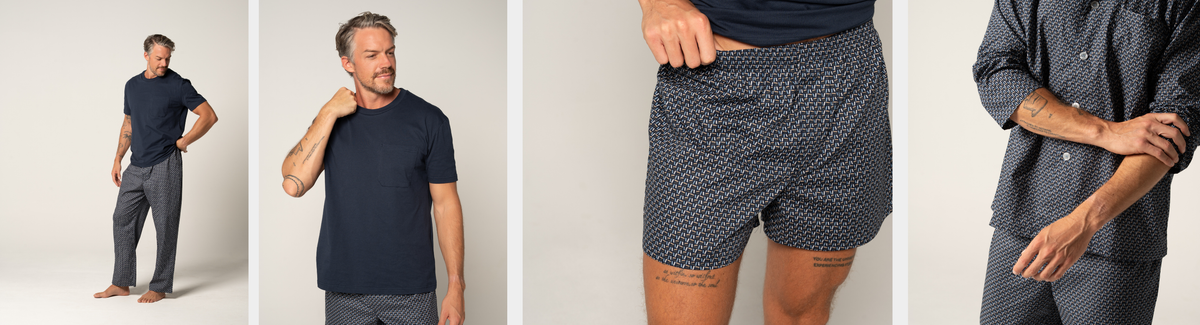 Men's Contemporary Nightfall Print | 100% Cotton