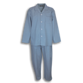 Cotton Rich Long Sleeve Set - Forest Grey Diamonds