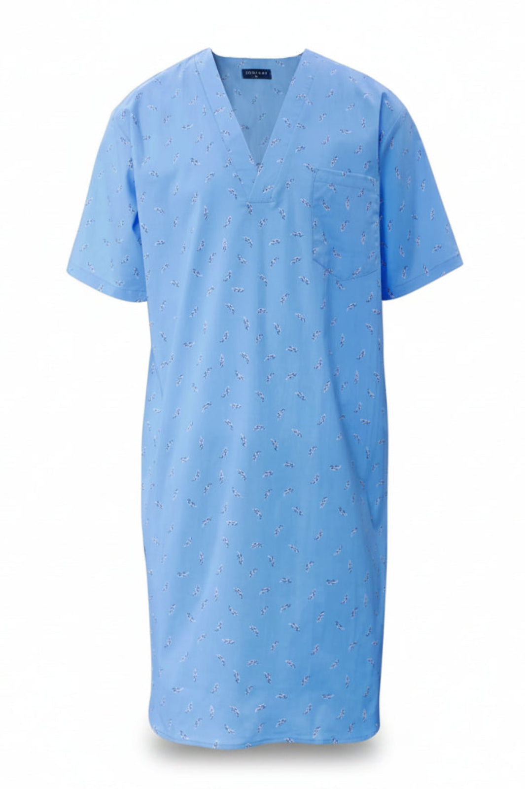 Sky Feathers Short Sleeve Nightshirt Nightshirts - Contare
