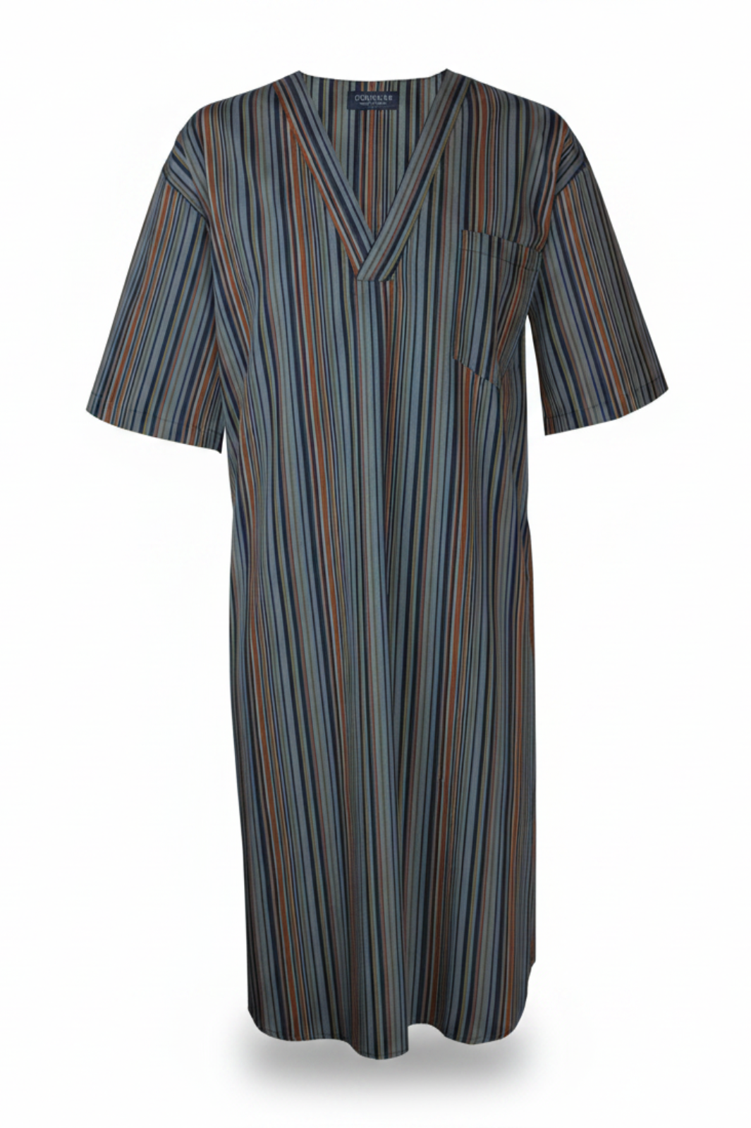 Legacy Stripe Short Sleeve Nightshirt Nightshirts - Contare