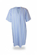 Windsurfer Stripe Short Sleeve Nightshirt Nightshirts - Contare