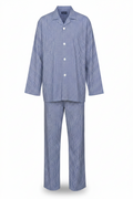 Navy Check Long Sleeve Set Pyjama Sets - Contare