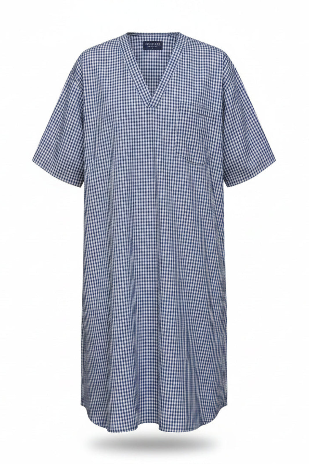Navy Check Nightshirt Nightshirts - Contare