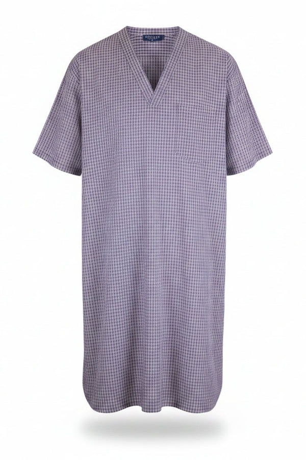 Burgundy Tartan Nightshirt Nightshirts - Contare
