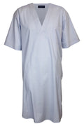 Sky Stripe Short Sleeve Nightshirt Nightshirts - Contare