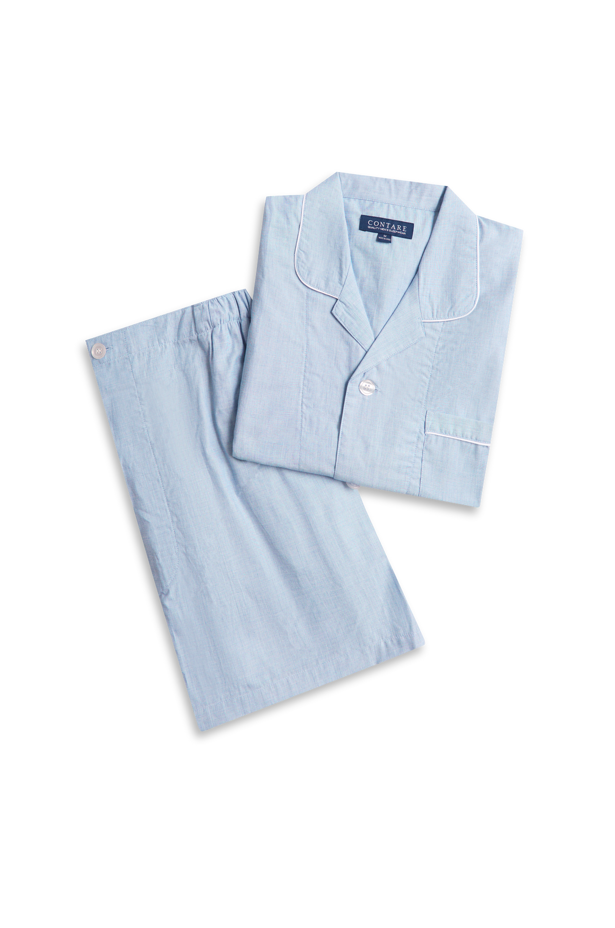 Men's Refined Cotton Short Sleeve Set - Chambray