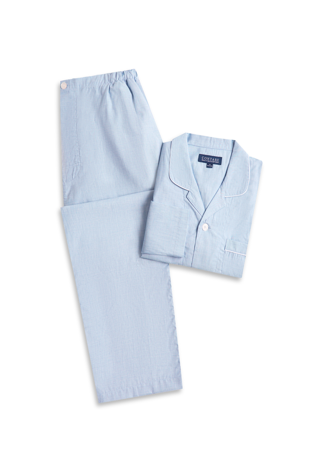Men's Refined Cotton Long Sleeve Set - Chambray