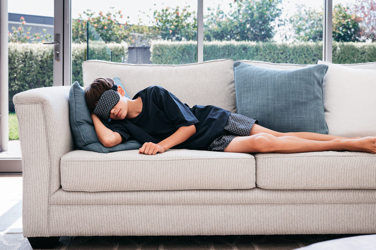 Kids' Contemporary Cotton Tee and Boxer Set - Nightfall Print