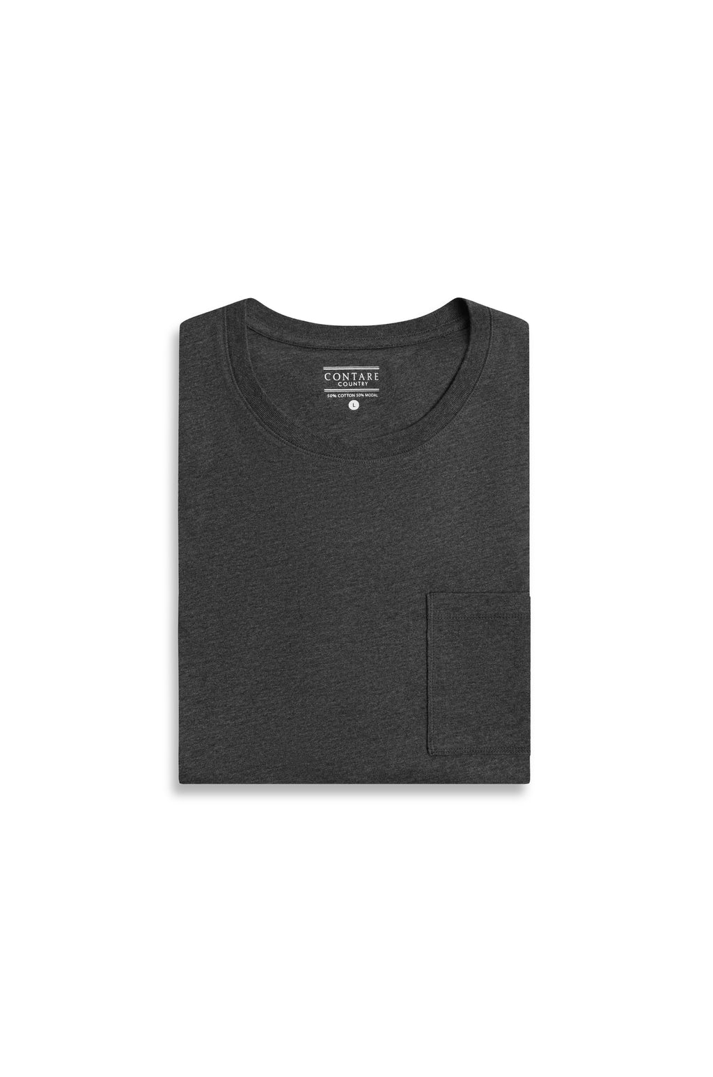 Men's Cloudsoft Jersey Short Sleeve Tee - Charcoal