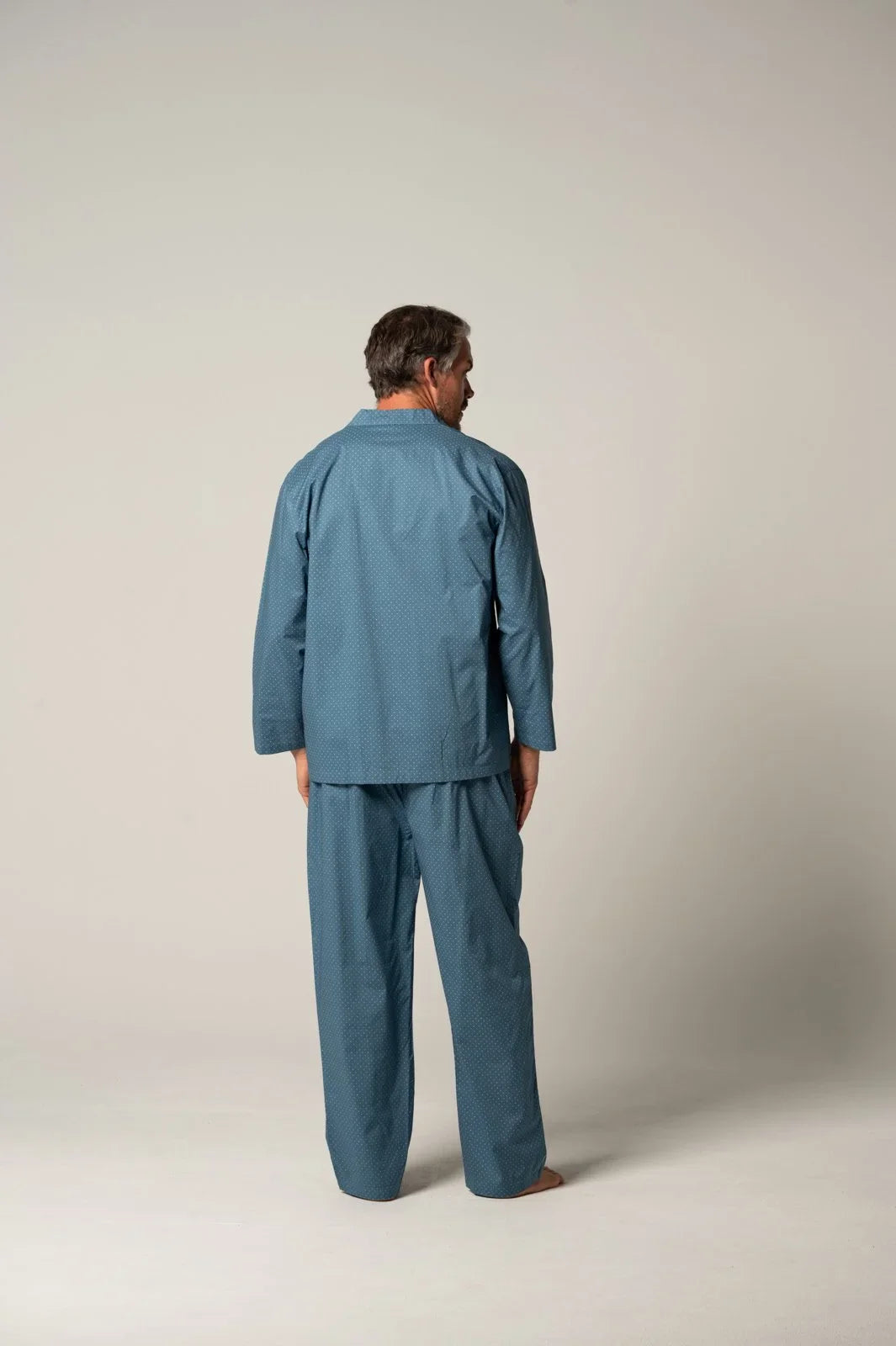 Men's Featherweight Cotton Long Sleeve Pyjama Set - Copen Symbols Pyjama Sets - Contare