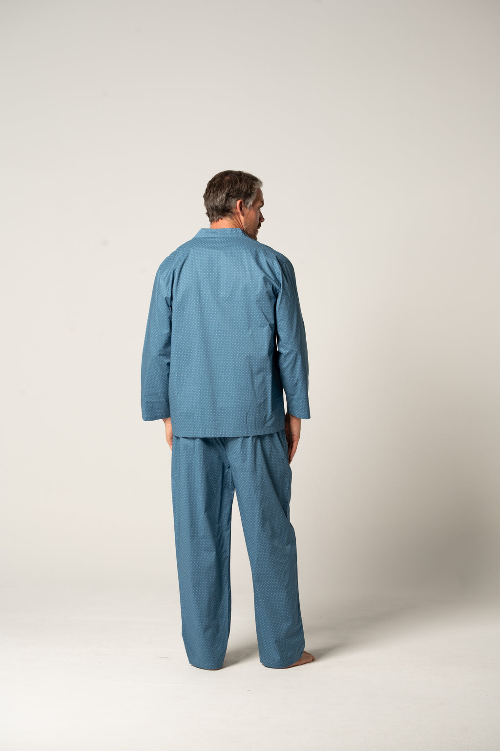 Men's Featherweight Cotton Long Sleeve Pyjama Set -  Copen Symbols