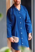 Essential Button-through L/Sl Nightshirt Nightshirt - Contare