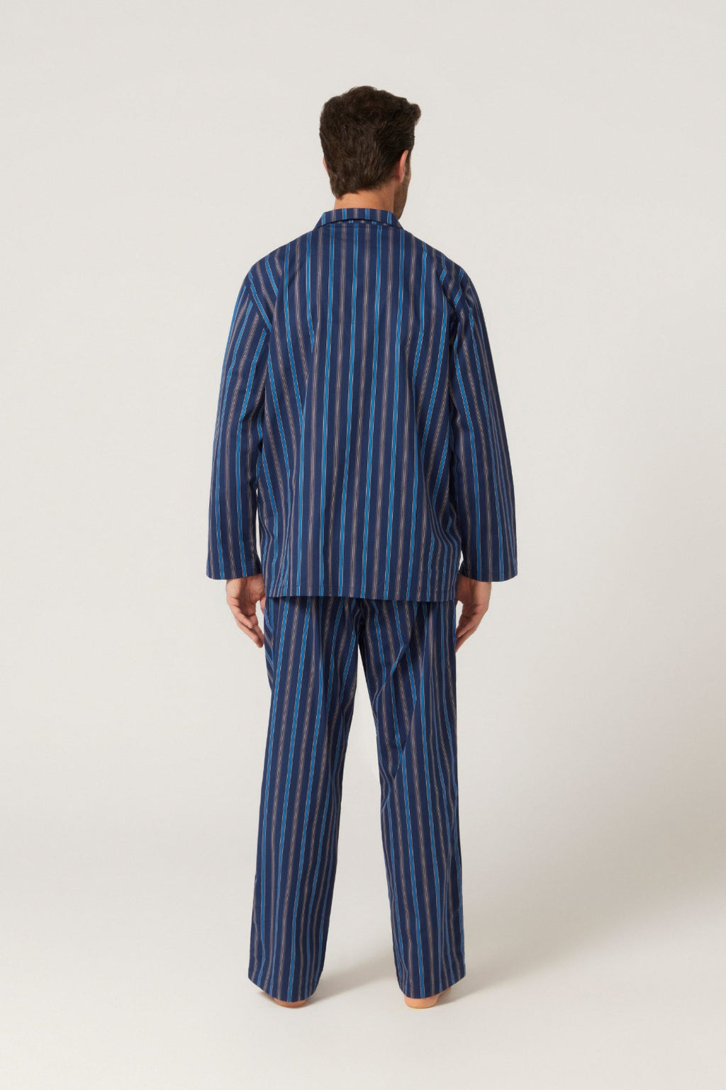 Sodalite Blue Long Sleeve Set Pyjama Sets - Contare