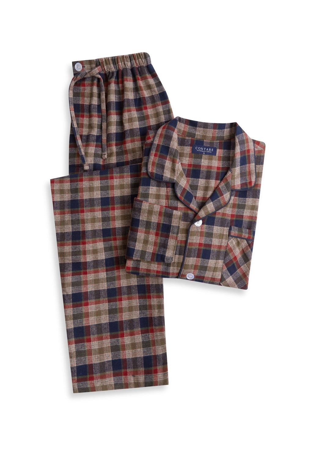 Winterweight Long Sleeve Set - Walnut Tweed Pyjama Sets - Contare