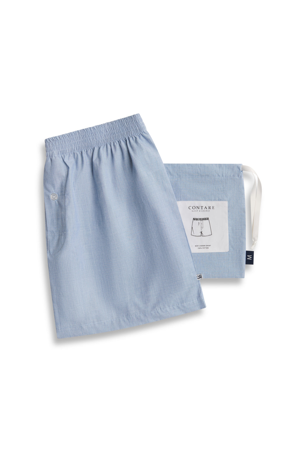 Men's Refined Cotton Boxer - Chambray