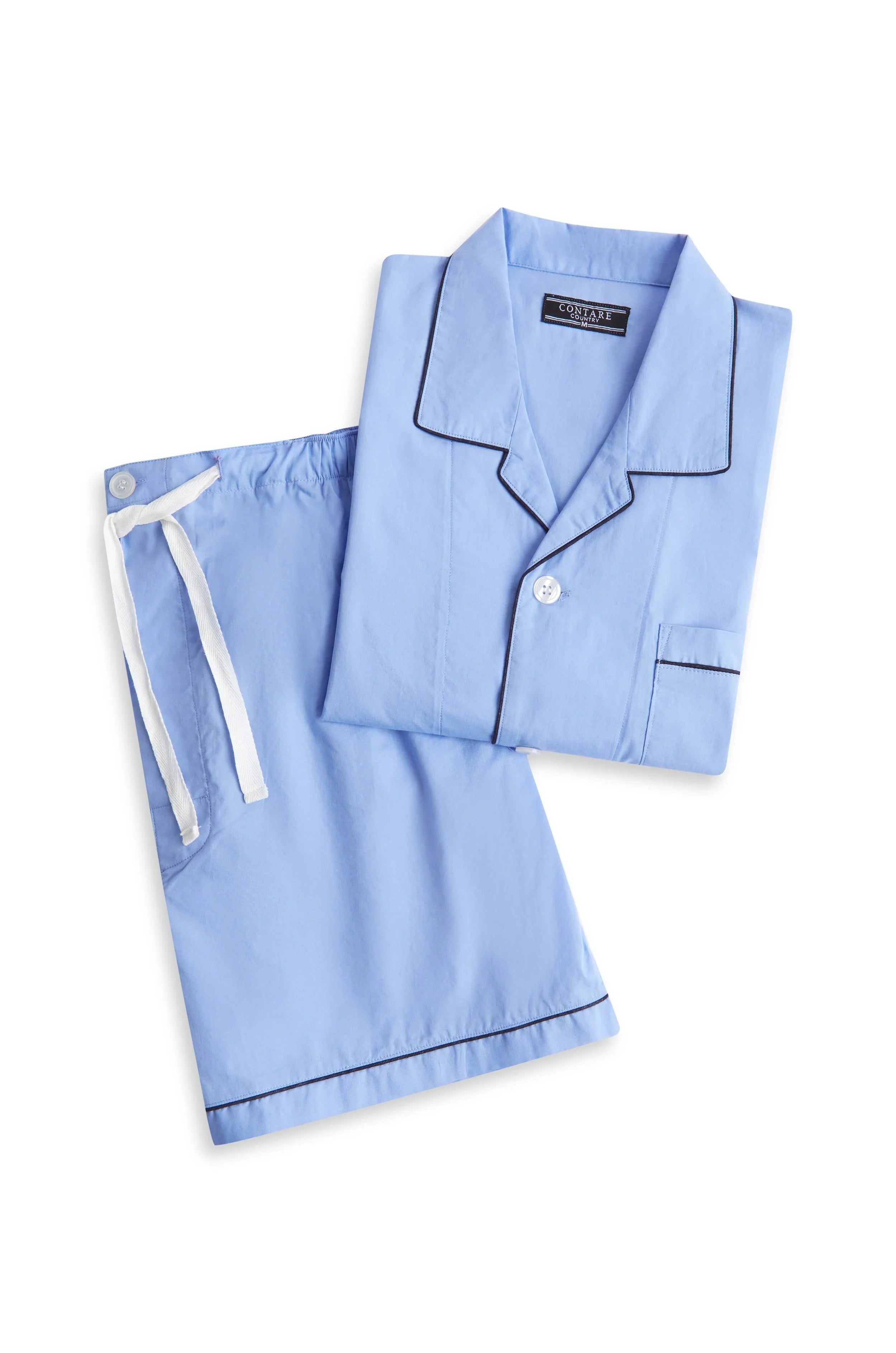 Short Sleeve Classic Set - Dusk Blue Pyjama Sets - Contare