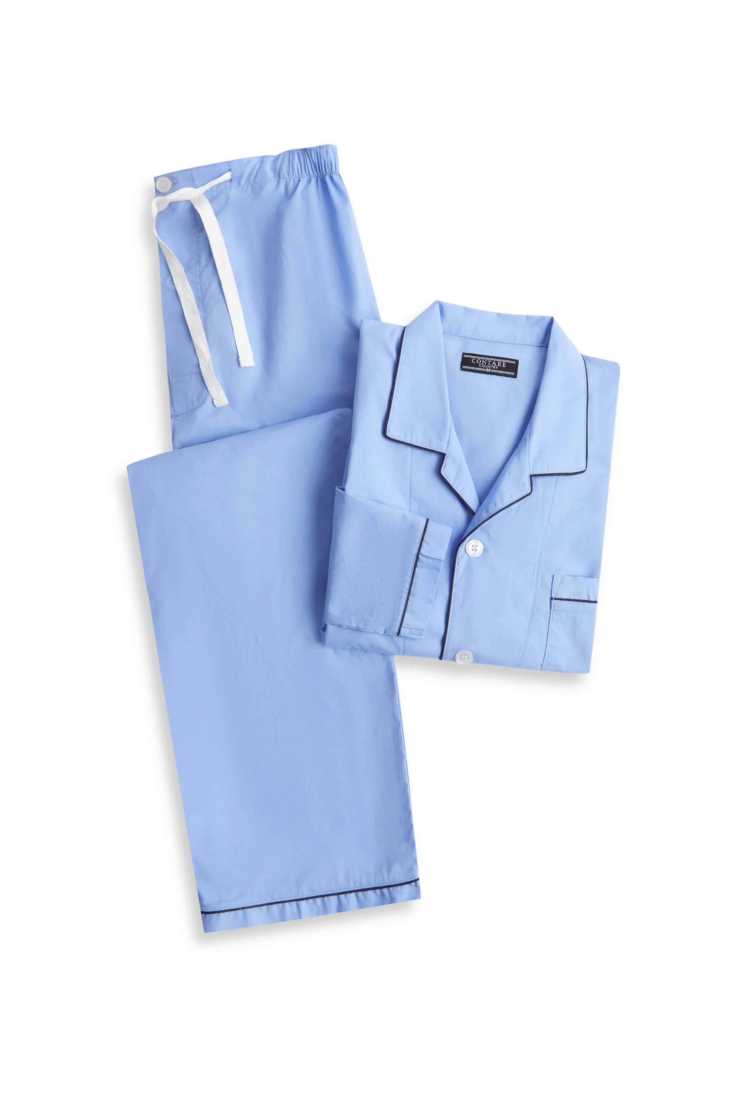 Long Sleeve Classic Set - Dusk Blue Pyjama Sets - Contare