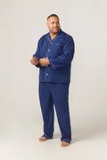 Long Sleeve Pyjama Set - Symmetry Print - Navy Pyjamas Set - Contare