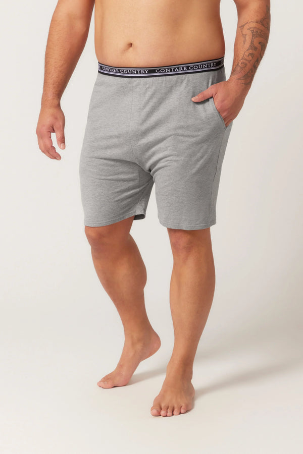 Bamboo Cotton Sleep Short - Grey Sleep Separates - Contare