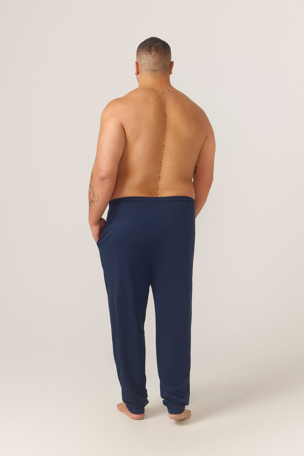 Bamboo Cotton Lounge Pant - Navy Sleep Separates - Contare