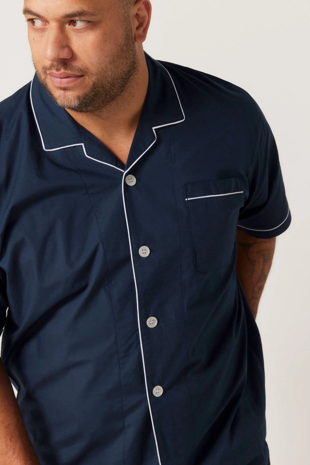 Short Sleeve Classic Set - French Navy Pyjama Sets - Contare