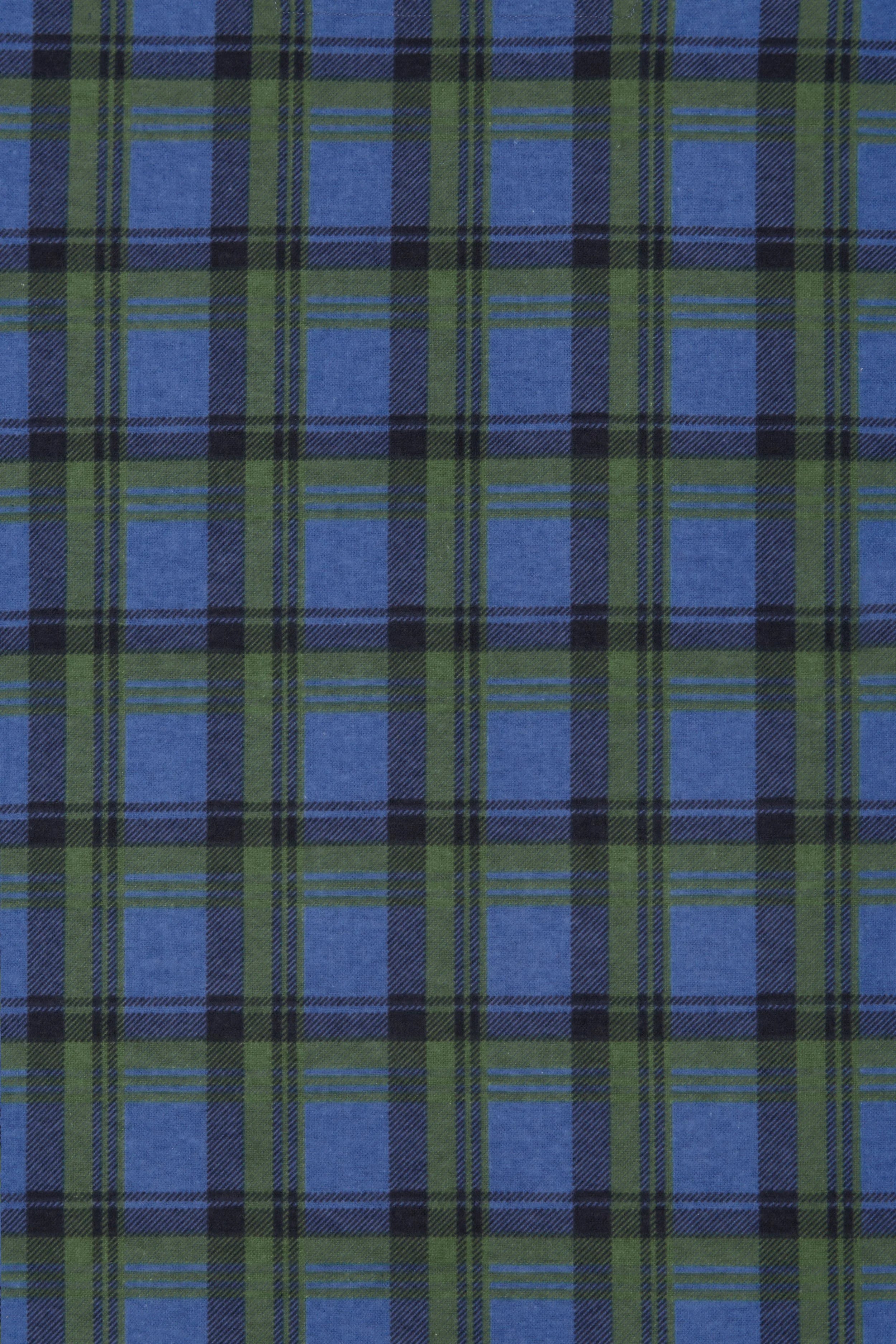 Irish Country Flannelette Nightshirt - Tartan Green