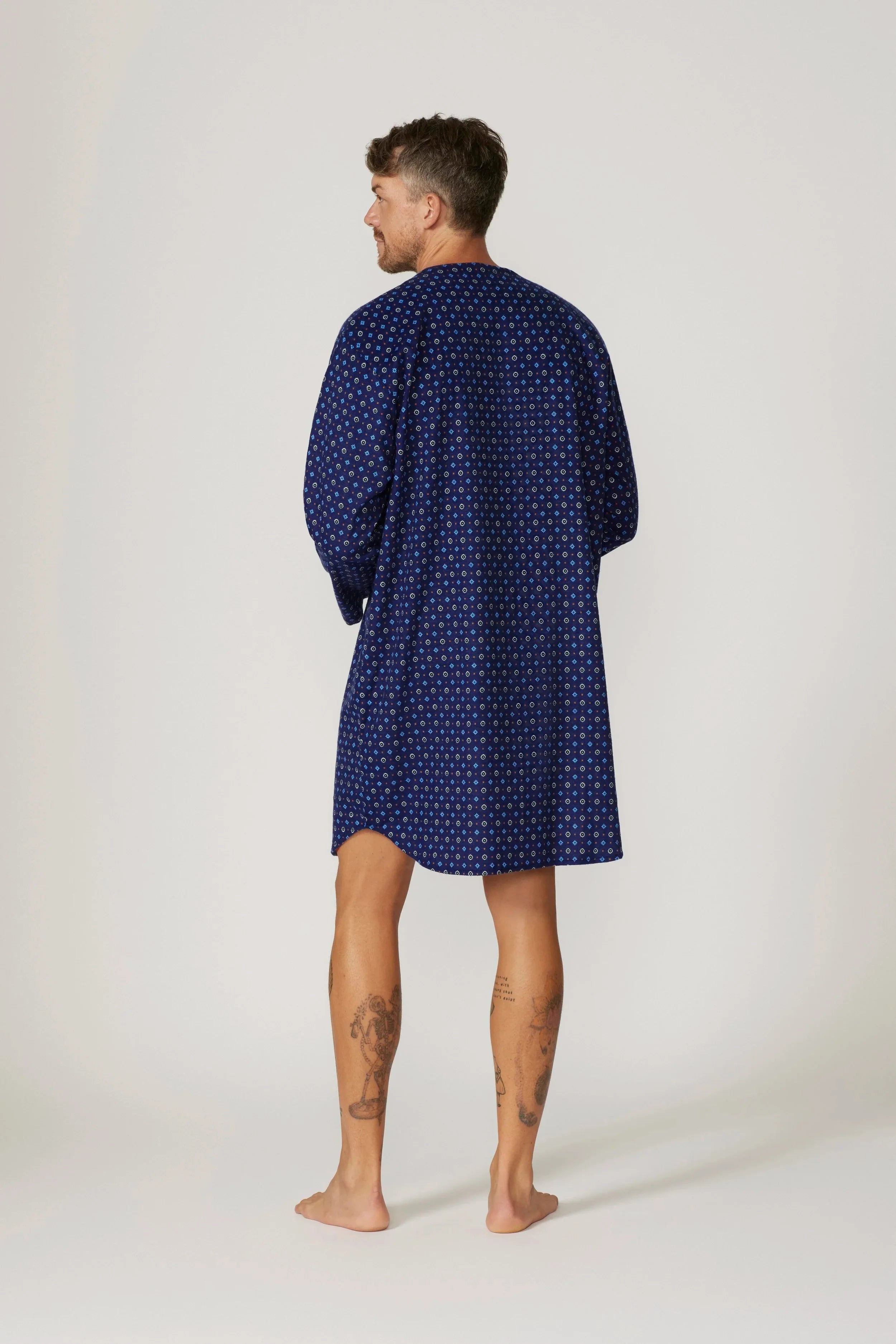 Flannelette Nightshirt - Midnight Nightshirts - Contare