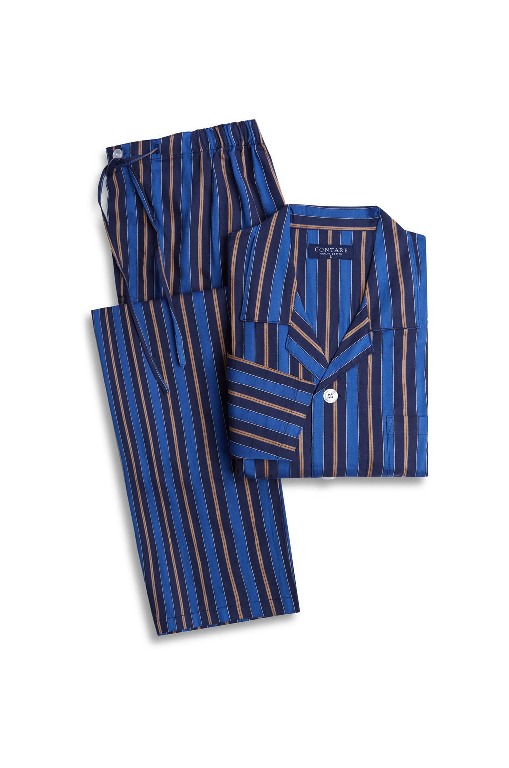 Royal Stripe Long Sleeve Set Pyjama Sets - Contare