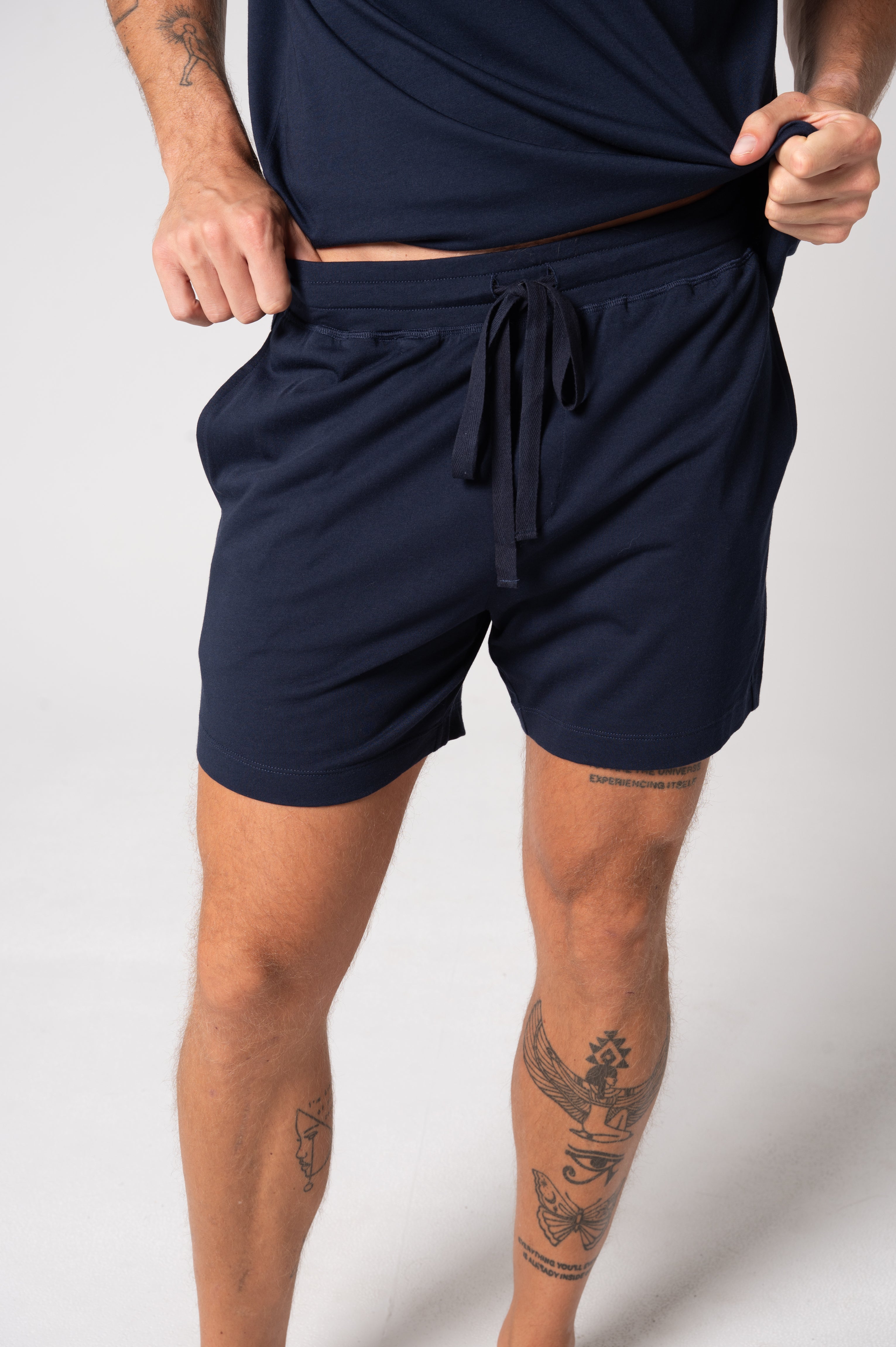 Men's Cloudsoft Jersey Lounge Short - French Navy