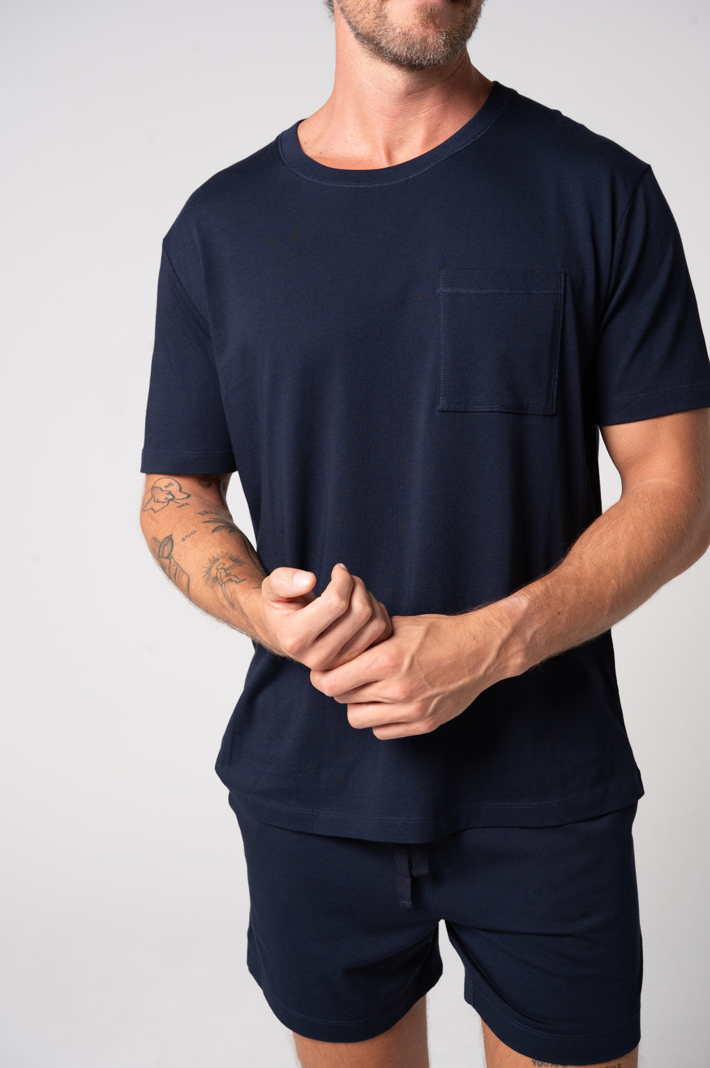 Men's Cloudsoft Jersey Lounge Short - French Navy