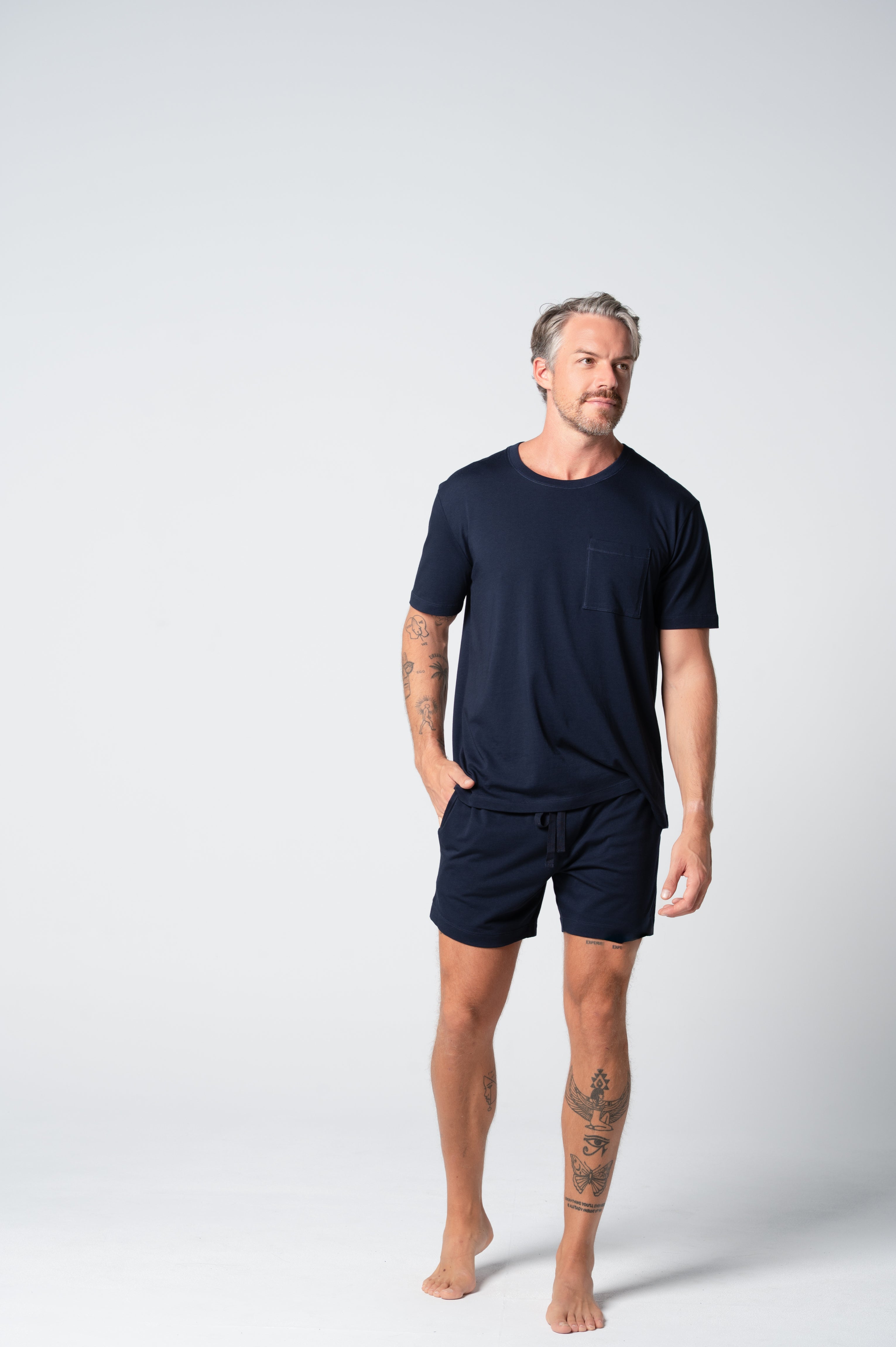 Men's Cloudsoft Jersey Lounge Short - French Navy