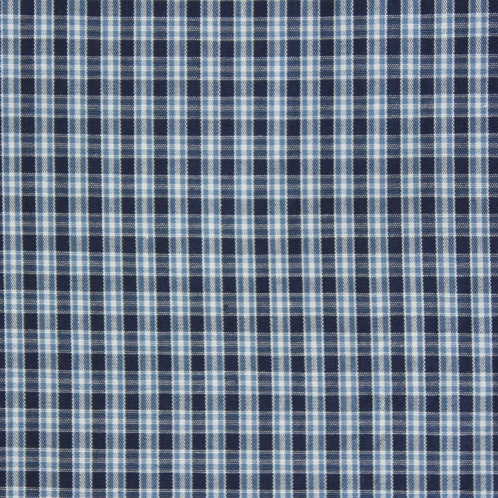Navy Check Long Sleeve Set Pyjama Sets - Contare