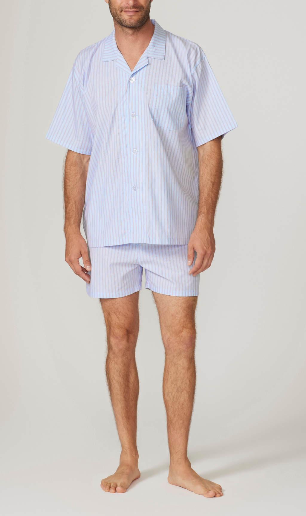 London Stripe Short Sleeve Set Pyjama Sets - Contare