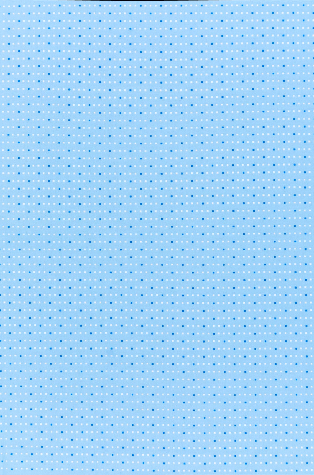 Cotton Rich Long Sleeve Set - Light Blue Squares