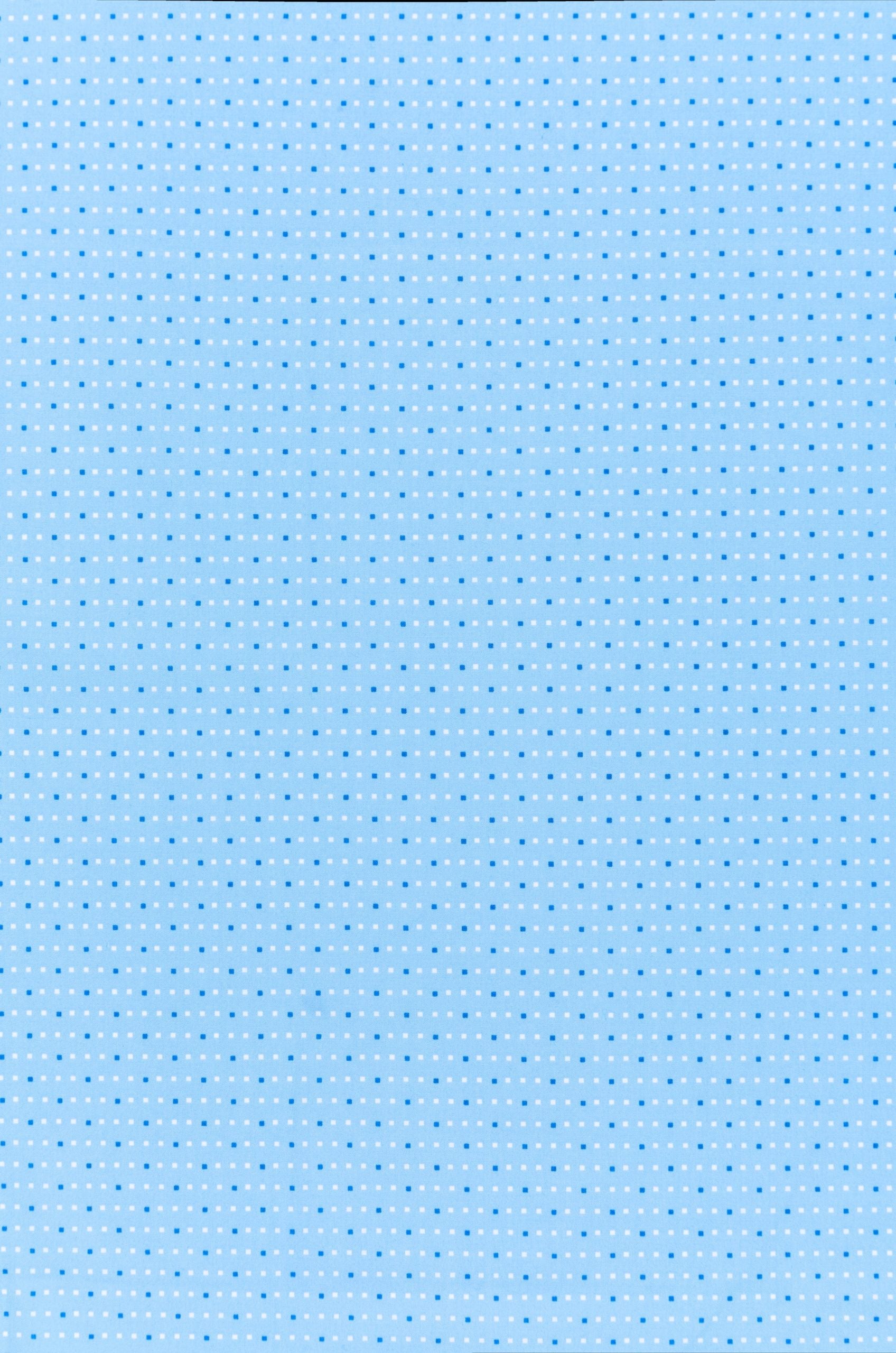 Cotton Rich Long Sleeve Set - Light Blue Squares