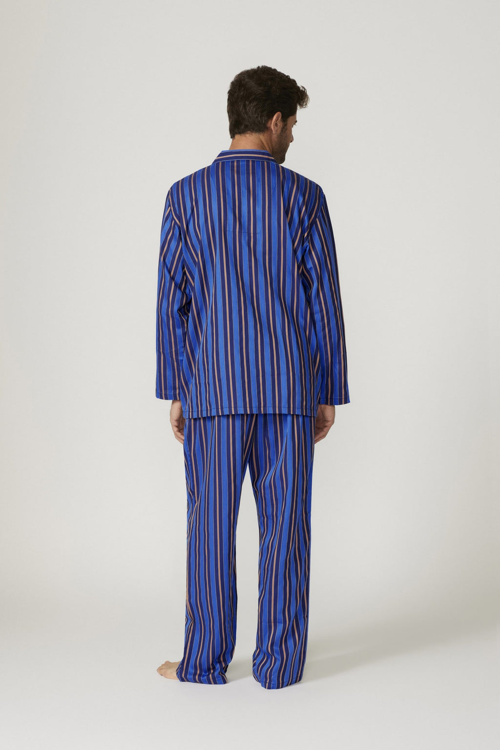 Royal Stripe Long Sleeve Set Pyjama Sets - Contare