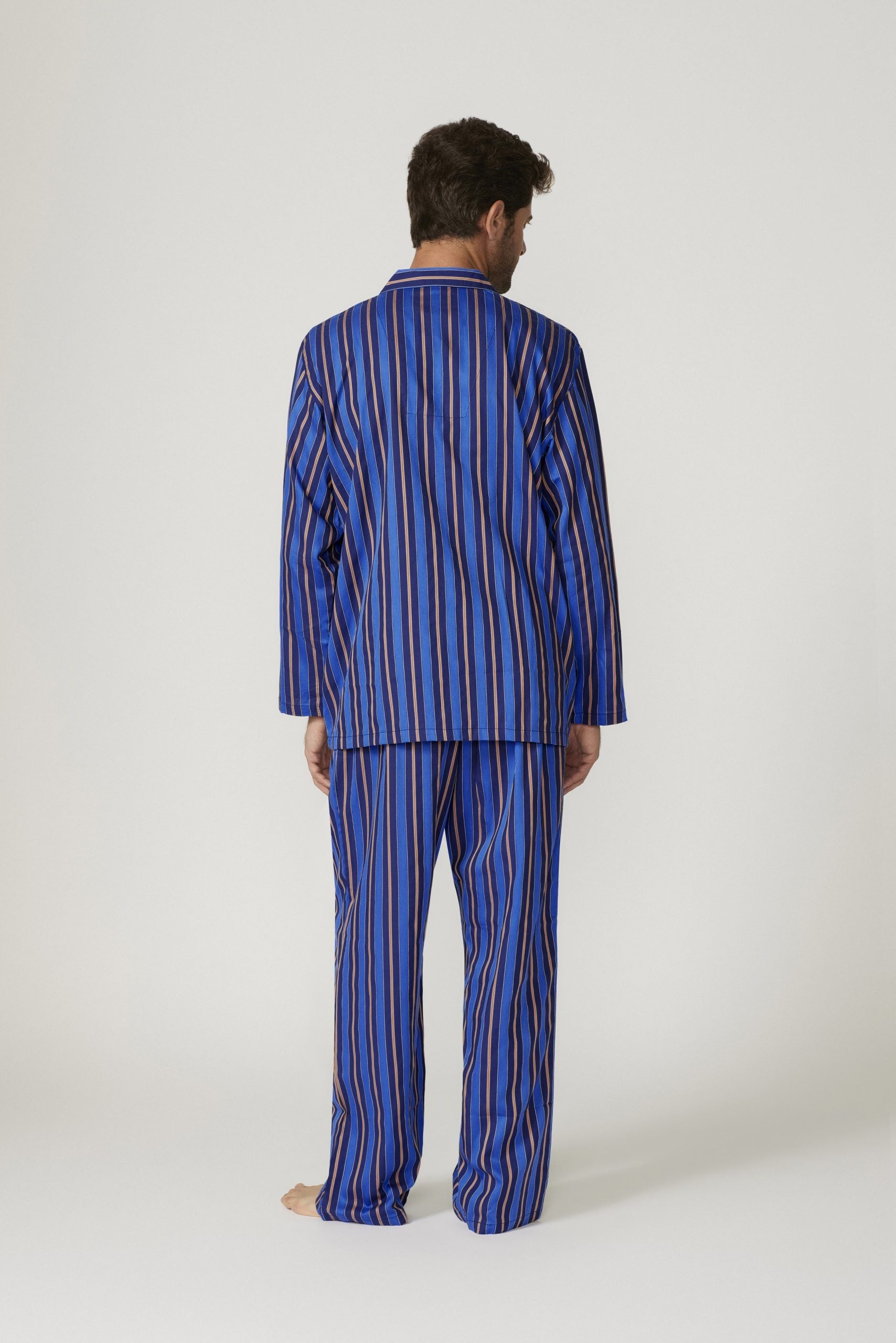Royal Stripe Long Sleeve Set Pyjama Sets - Contare