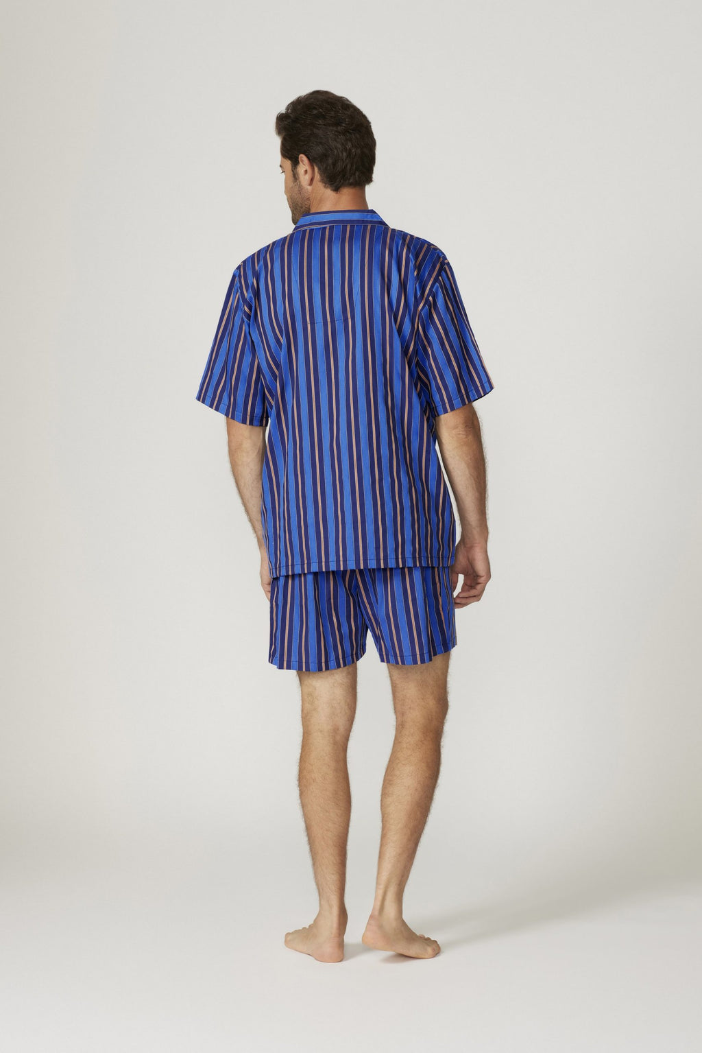 Royal Stripe Short Sleeve Set Pyjama Sets - Contare